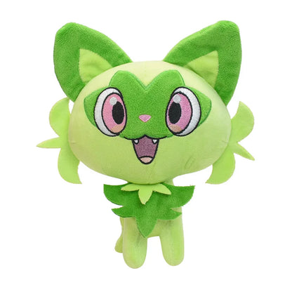 Pokemon Sprigatito Plush – Floragato & Meowscarada Evolution Stuffed Doll, 9th Gen Anime Toy Gift for Kids