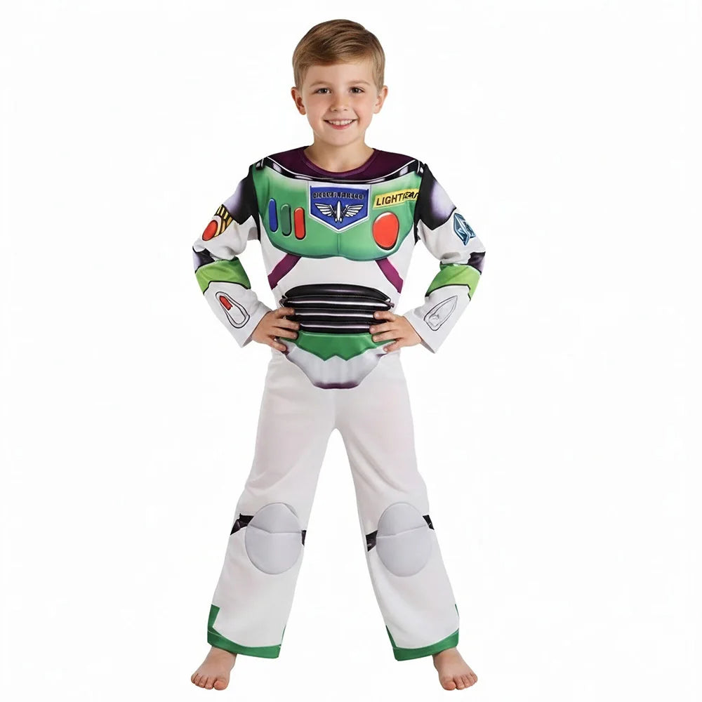 Toy Story Kids Costume - Jessie, Buzz & Woody Halloween Cosplay Jumpsuit for Girls & Boys, Carnival Outfit
