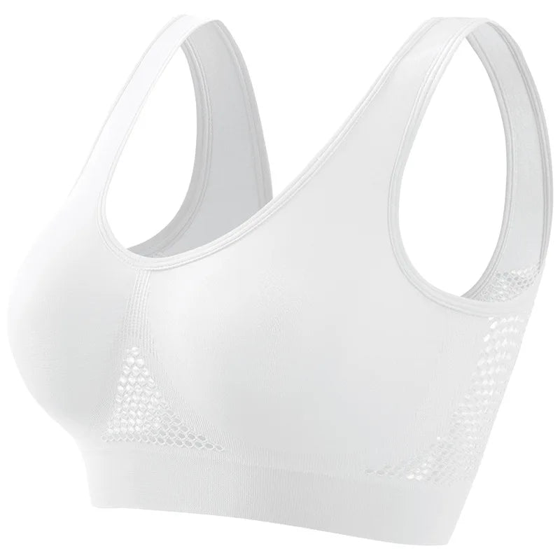 Seamless Push-Up Bra for Women – Wireless Breathable Comfort Bralette & Crop Top Sports Lingerie, S–5XL Plus Size Support