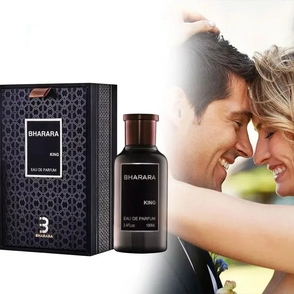 100ML Bharara King Eau De Parfum for Men — 3.4oz Spray, Sealed in High-End Gift Box, Luxury Fragrance
