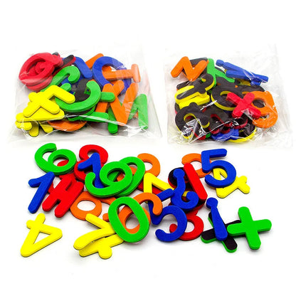 24-76pcs Magnetic Alphabet Letters — EVA Foam Refrigerator Stickers for Toddlers & Kids, Educational Spelling & Counting Toy Gift