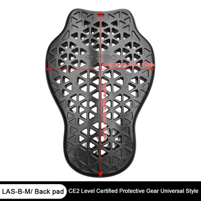 Motorcycle Back Protector Armor – CE Level 2 Certified Body Protection for Motocross, Racing & Motorbike Riding