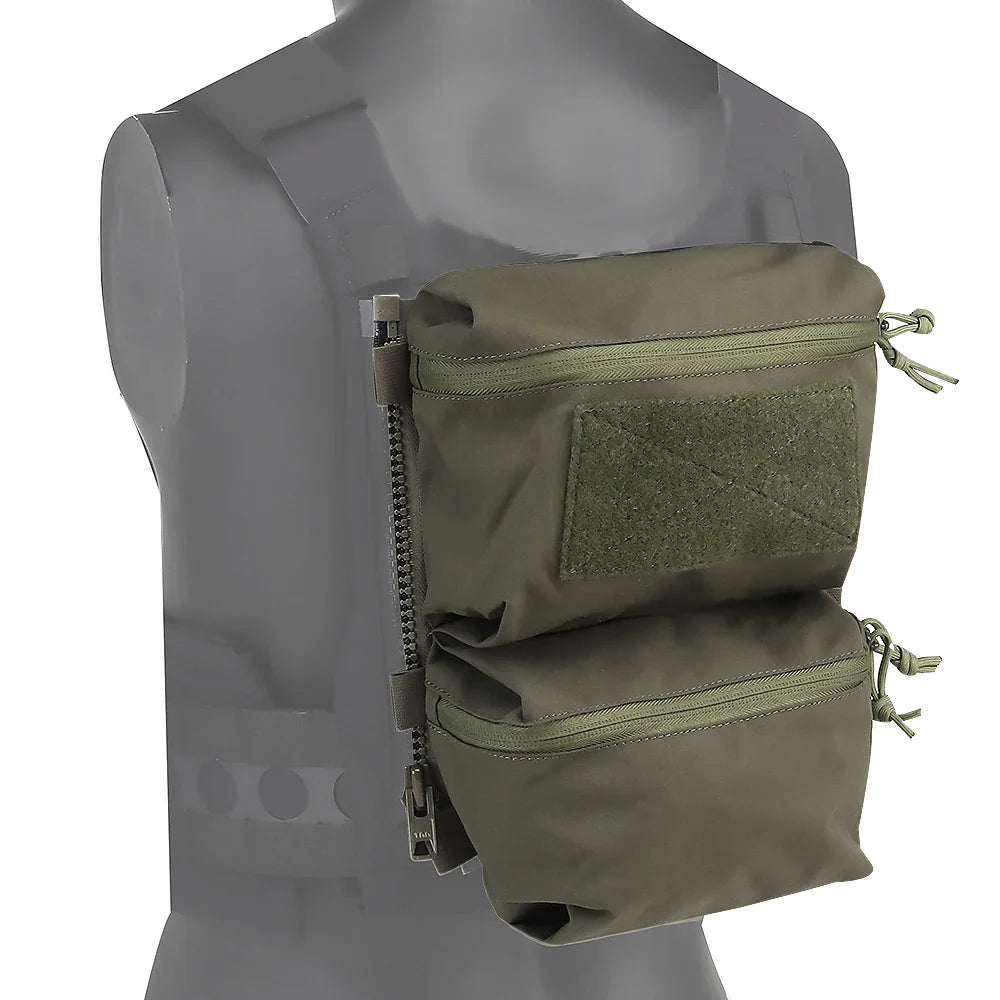 V5 FCPC Tactical Vest Backplate – Military Airsoft Hunting Plate Carrier with Sub-Package, Double Mag & Sundries Pouch