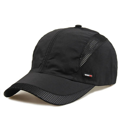 2024 Summer Sports Cap – Men’s and Women’s Quick-Dry Baseball Snapback, Running, Golf, Kpop Solid Mesh Hat