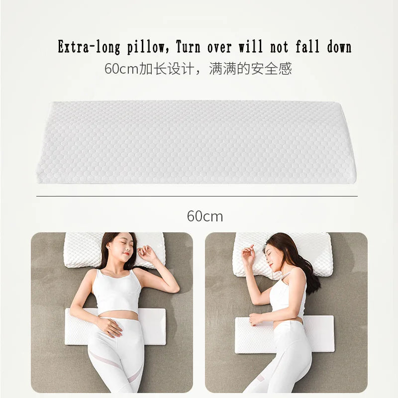 Memory Foam Lumbar Pillow for Pregnant Women — Orthopedic Triangle Waist & Back Support Cushion with Slow-Rebound Comfort and Pain Relief