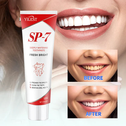 SP-7 Probiotics Toothpaste – Whitening, Smoke & Tea Stain Removal with Enamel Repair