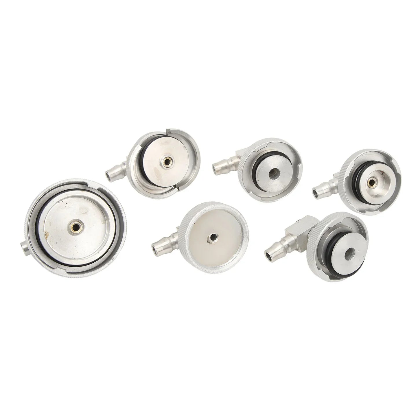 Master Cylinder Brake Bleeder Adapter Set — Aluminum Alloy, High-Accuracy Portable Tool for Automobiles
