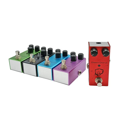 Electric Guitar Effects Pedal – Vintage Overdrive, Chorus, Tremolo, Delay & Ultimate Drive Options