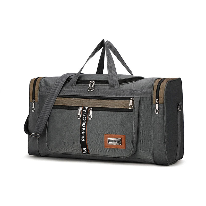 Nylon Travel Duffel Bag for Women & Men – Large Capacity Carry-On, Weekender, Gym & Overnight Sport Tote