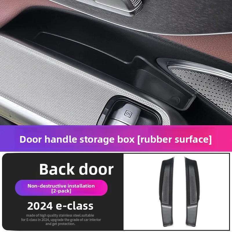 Mercedes-Benz W214 E-Class Door Storage Box Organizer – Compatible with E260/E300 2024+ Interior Car Storage Upgrade Accessory
