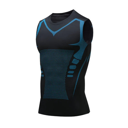 Men’s Compression Tank Top — Sleeveless Quick-Dry Gym Shirt for Fitness, Bodybuilding & Workout