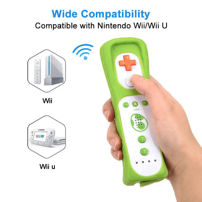 Wii Remote and Nunchuck Controller Set with Motion Plus – Gamepad for Nintendo Wii Console