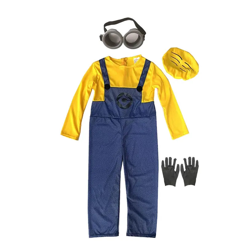Anime Character Jumpsuit Costume - Unisex Halloween Cosplay Outfit for Kids & Adults