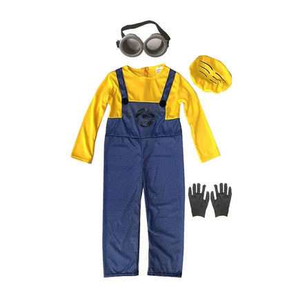 Anime Character Jumpsuit Costume - Unisex Halloween Cosplay Outfit for Kids & Adults