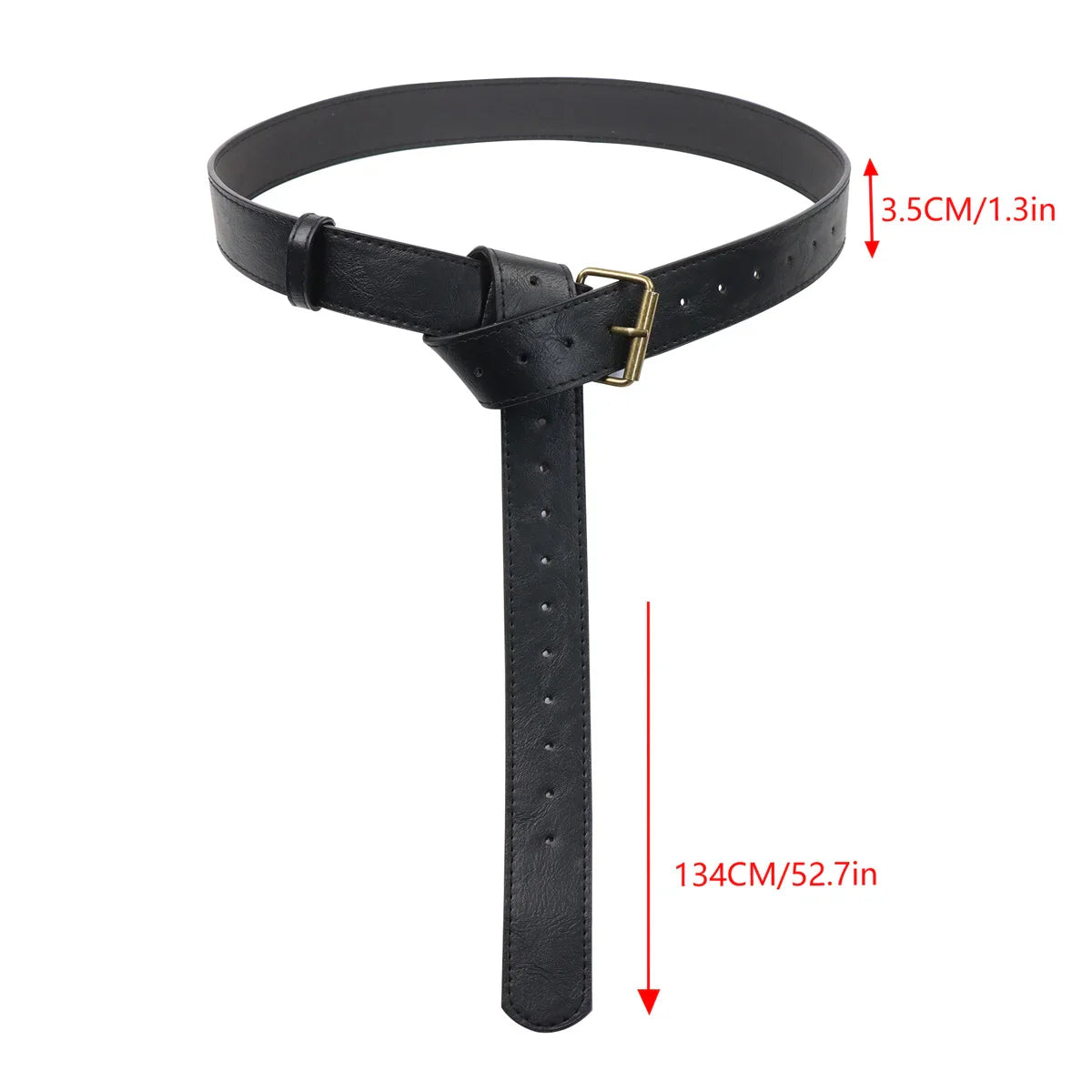 Renaissance Leather Cosplay Belt – Medieval Wizard Waist Bag with Alchemy Bottle, Cork Stopper & Copper Coin