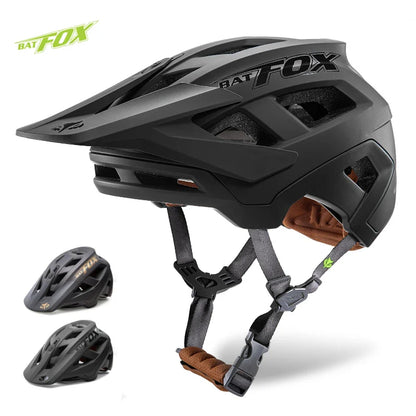 BATFOX Mountain Bike Cycling Helmet for Men – Lightweight MTB Bicycle Safety Helmet for Road & Trail Riding