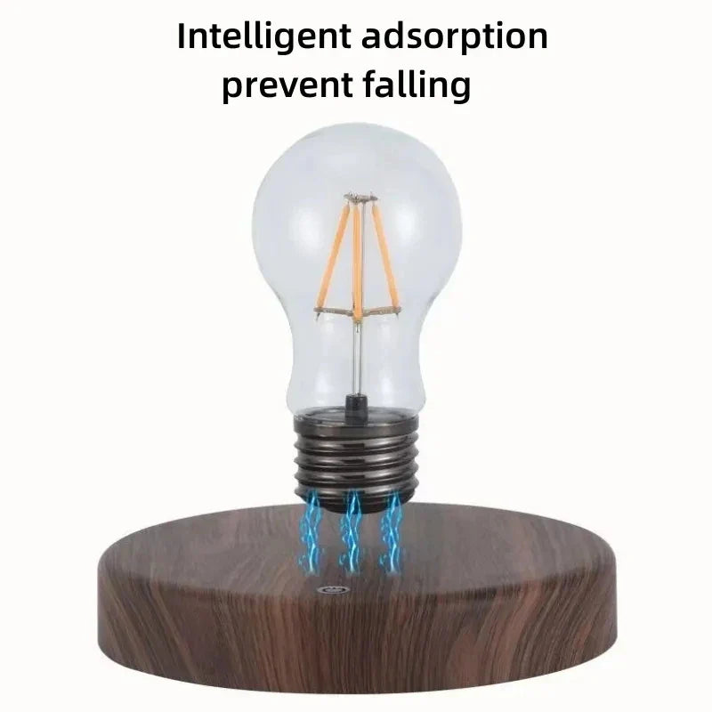 Magnetic Levitation Lamp – Floating LED Bulb Glass Light for Home Office Desk Decor & Birthday Gift