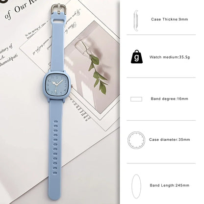 Fashion Women’s Silicone Quartz Watch – Ladies Wristwatch Gift for Christmas & Valentine’s Day