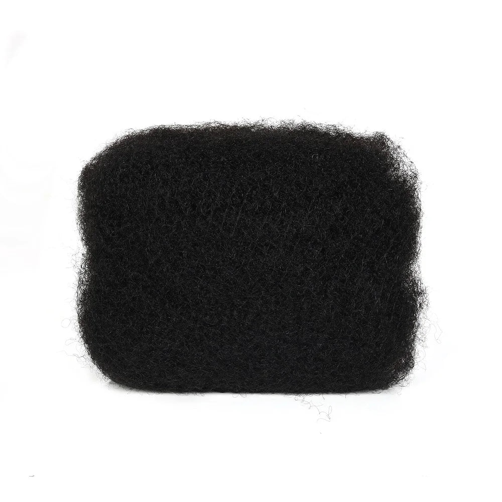 Afro Kinky Bulk Human Hair – 30g/pc Natural Black Brazilian Curly Hair for Braids & Dreadlock Extensions