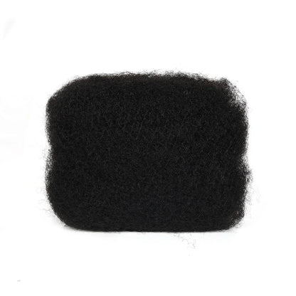 Afro Kinky Bulk Human Hair – 30g/pc Natural Black Brazilian Curly Hair for Braids & Dreadlock Extensions