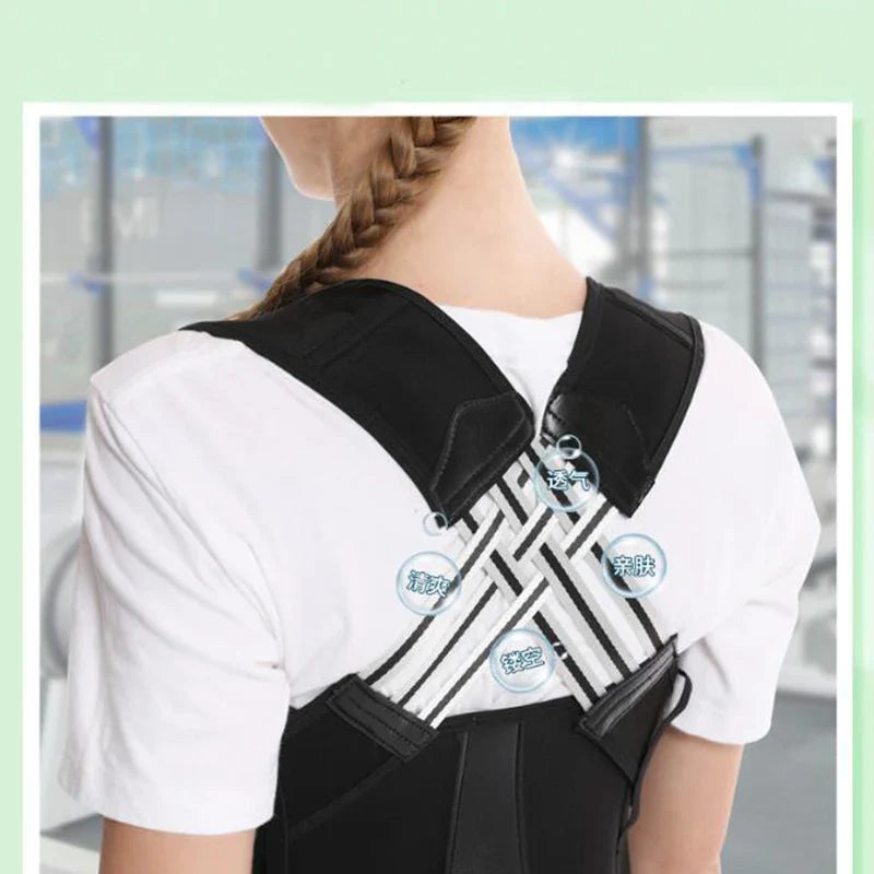 New Adult Posture Corrector Belt | Breathable Back Correction Strap | Men & Women Back Support | Sitting Position Correction Tool