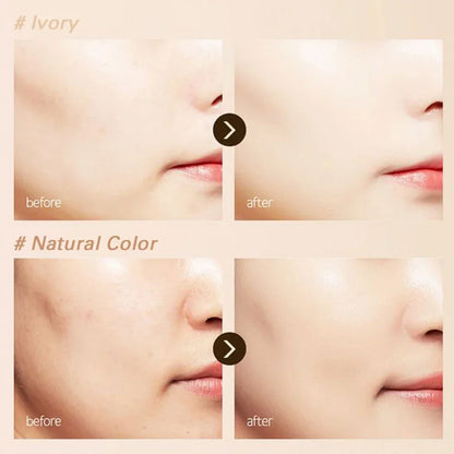 Oil-Control Matte BB Cream — Waterproof Full Coverage Liquid Foundation & Concealer for Acne, Spots, and Dark Circles