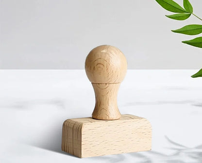 Personalized Custom Wooden Stamp – Wedding Seal, Logo Stamp for Invitations, Stationery, Name & Business Branding