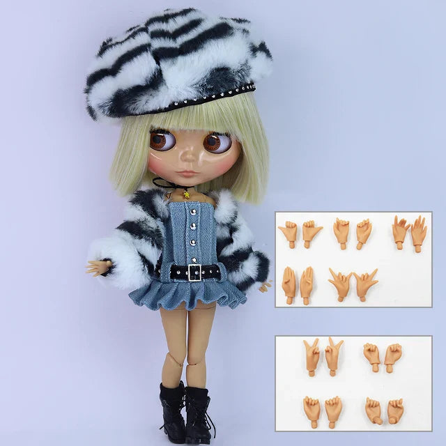 ICY DBS Blythe Doll 1/6 BJD – 30cm Joint Body Set with Random Eyes, Anime Girl Toy Gift