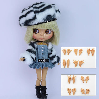 ICY DBS Blythe Doll 1/6 BJD – 30cm Joint Body Set with Random Eyes, Anime Girl Toy Gift