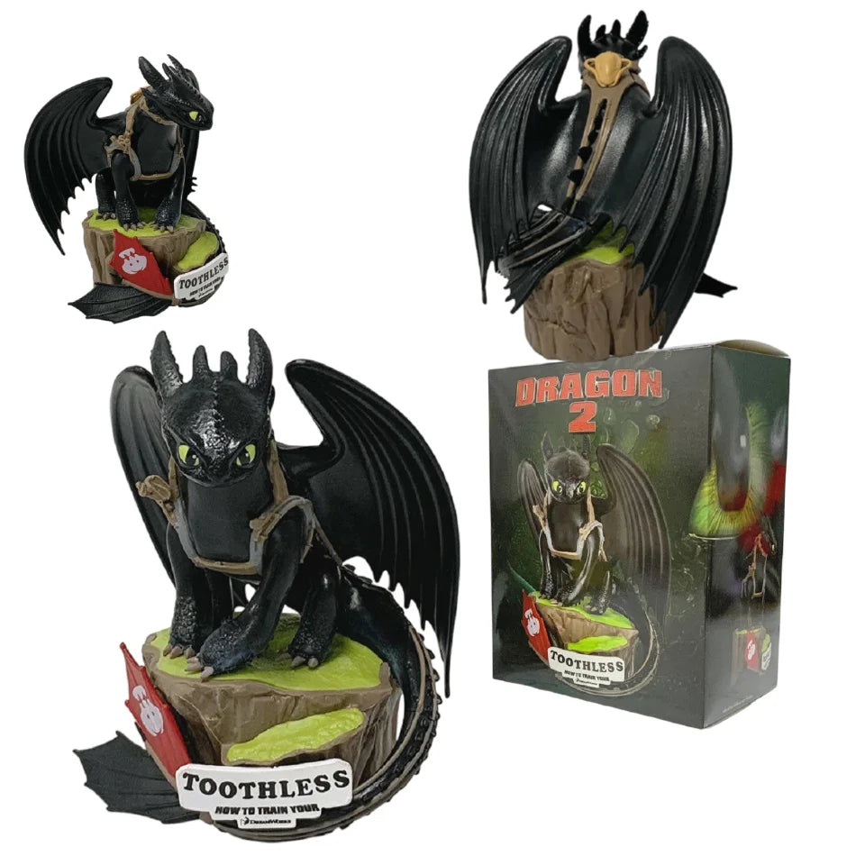 How to Train Your Dragon Night Fury Toothless Figure – Anime PVC Collectible Toy