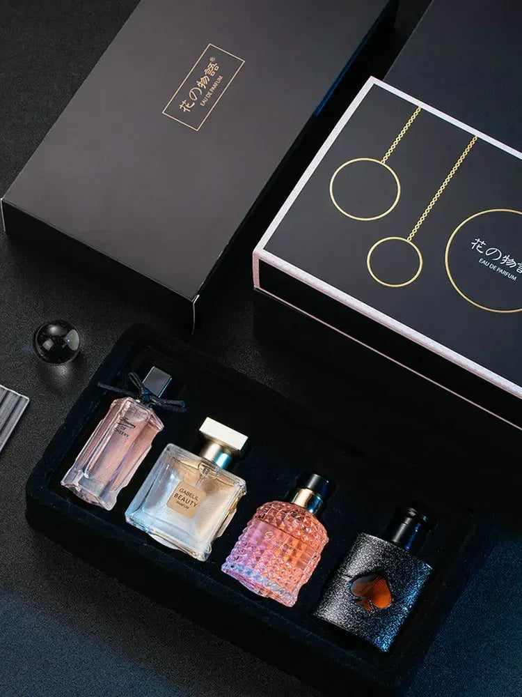 Original Women’s Perfume Set – 105ml Eau de Parfum 4-Piece Gift Box with Fresh Floral & Plant Fragrance