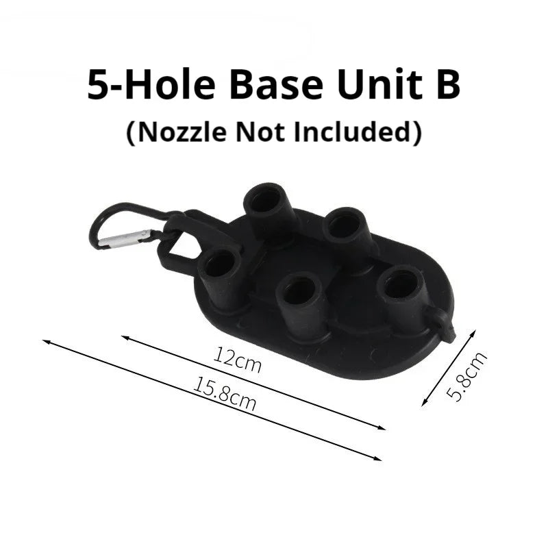 Pressure Washer Nozzle Set - 5/7Pcs Color-Coded 1/4" Quick Connect Spray Tips with Holder for Car & Home Cleaning