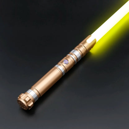 TXQSABER Heavy Dueling Lightsaber – Neo Pixel RGB Laser Saber with Metal Hilt, Smooth Swing Combat Cosplay Luminous Toy for Kids