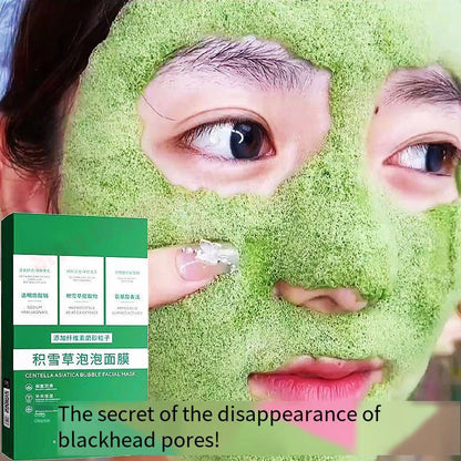Deep Cleansing Bubble Mask – Hydrating & Purifying Face Mask with Centella Asiatica, Blackhead Removal, Mud Treatment