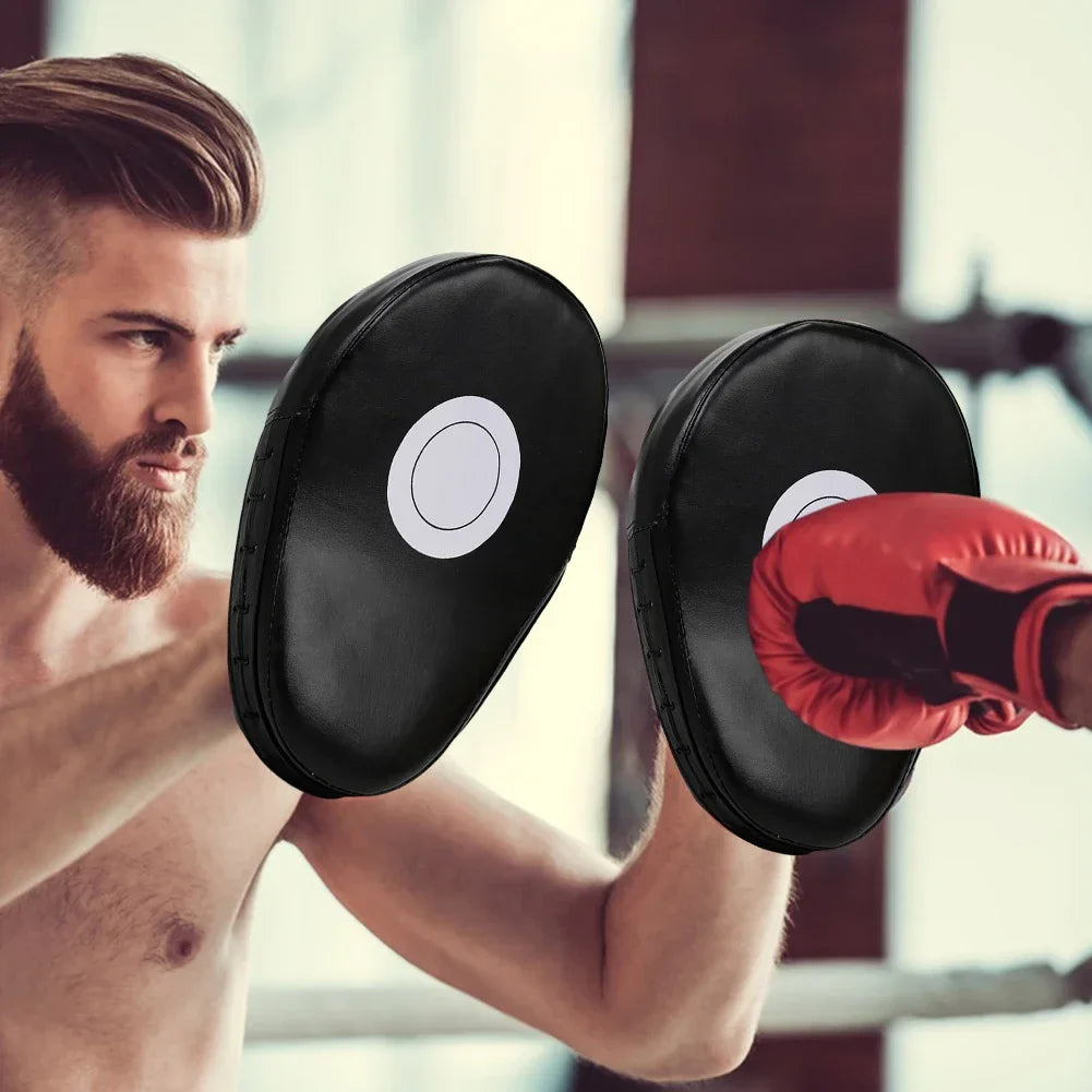 Kickboxing Gloves Pad - PU Leather Punch Target Bag for MMA, Karate, Muay Thai, Sanda & Free Fight Training for Adults & Kids