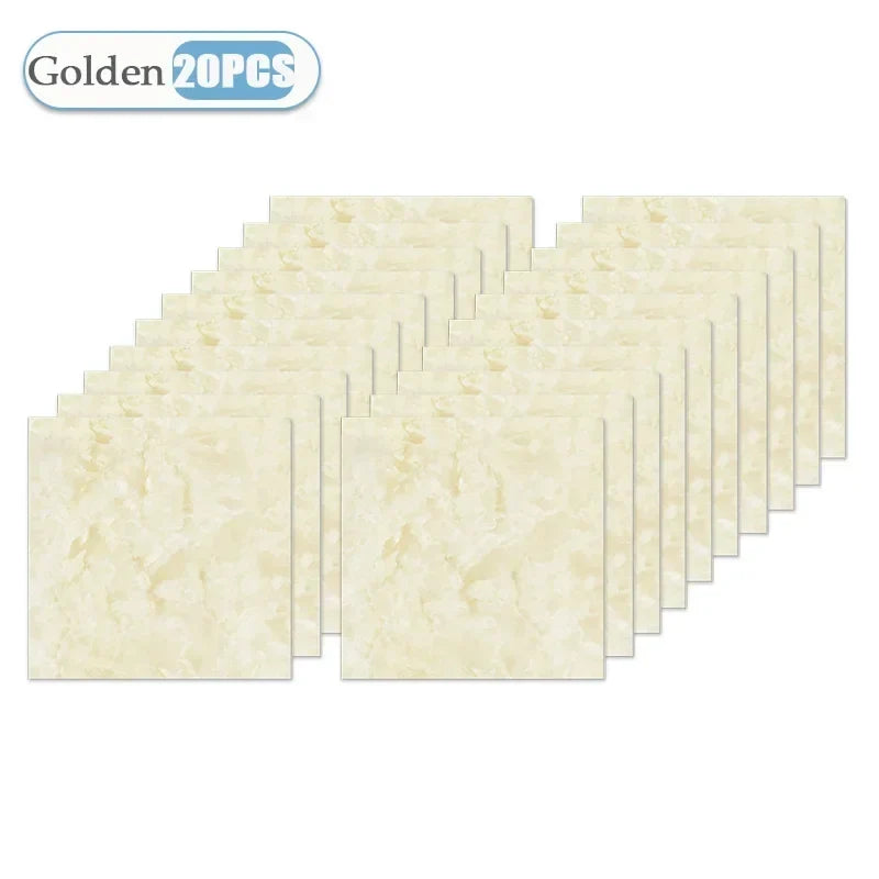 Self-Adhesive Wallpaper Tile Stickers - Waterproof 30x30cm Kitchen & Bathroom Home Decor