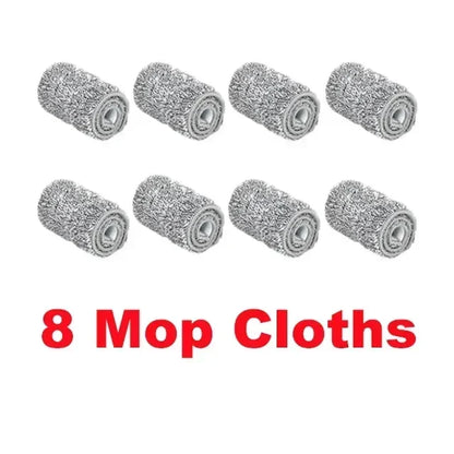 Flat Squeeze Mop with Bucket – Easy Wring Microfiber Floor Cleaner for Hardwood & Laminate