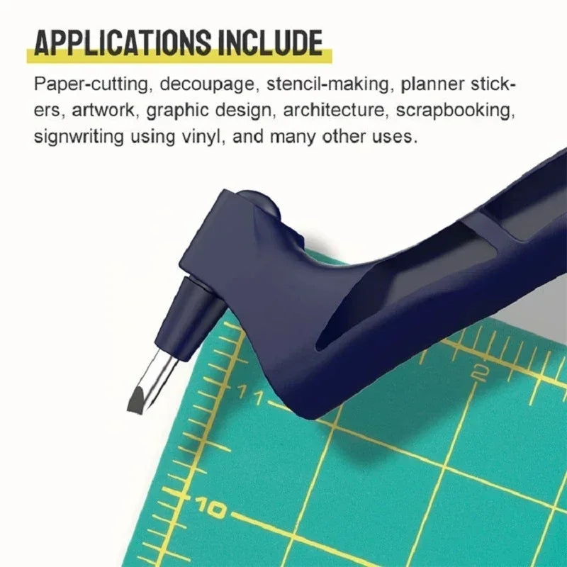 360° Rotating Scrapbooking Paper Cutter – Craft Cutting Tool & Precision Paper Knife Pen