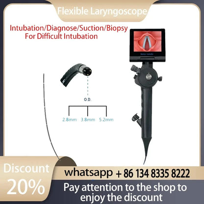 3.5-Inch Touch Screen Video Laryngoscope with Reusable Sterilizable Blades – Digital Laryngoscope, Mexico Warehouse Delivery