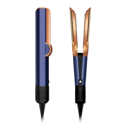 2-in-1 Professional Negative Ion Hair Straightener & Dryer – Heat-Up Flat Iron Styling Tool