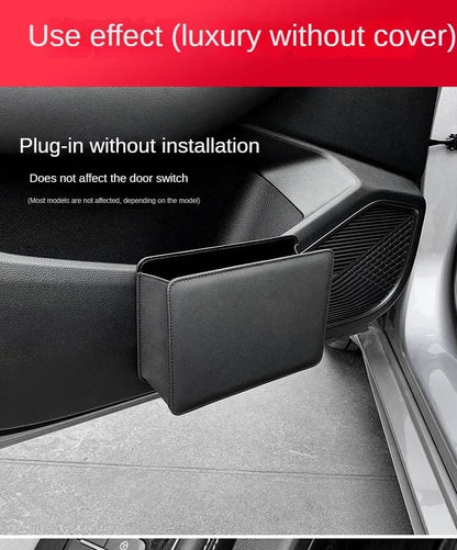 Car Trash Can & Storage Bag — Foldable Hanging Seat Back Organizer for Car Door & Interior Storage
