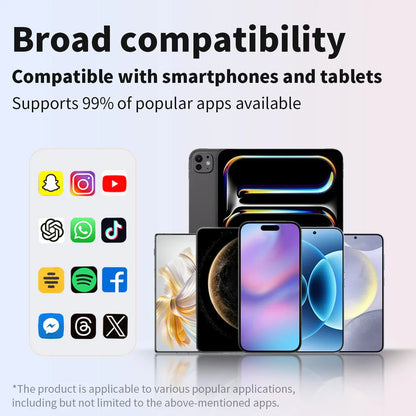 TikTok Remote Scrolling Ring – Bluetooth Finger Mouse Wireless Page Turner & Video Controller for E-books, Social Media & Presentations