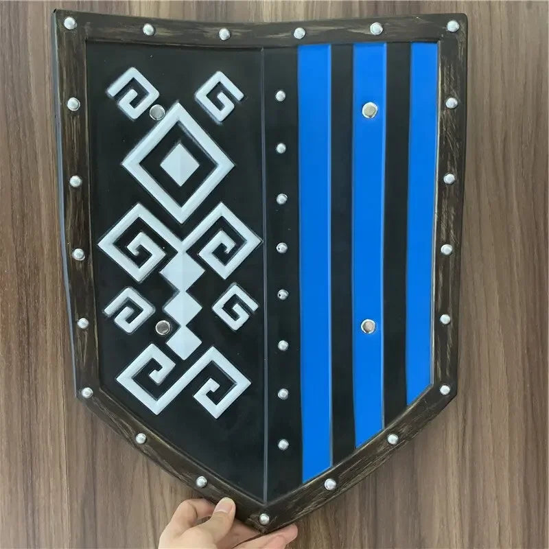 1:1 Breath of the Wild Link Shield – PU Rubber Cosplay Weapon Toy & Halloween Prop