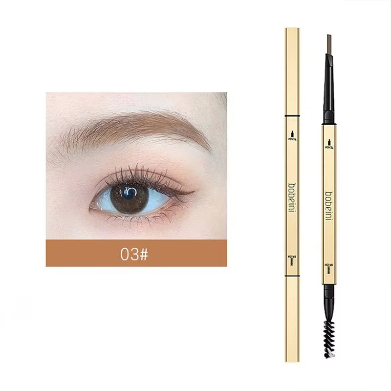 Waterproof Double-Headed Eyebrow Pencil — Fine Tip, Durable & Long-Lasting, Perfect for Beginners