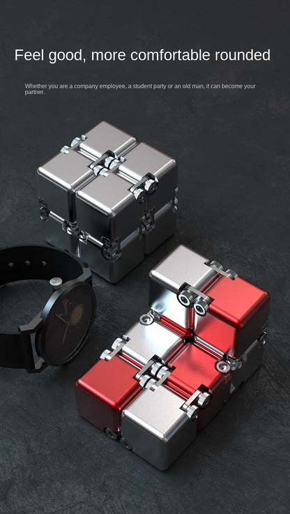 Fashion Metal Infinite Magic Cube – Upgraded Disassembled Intelligence & Decompression Toy