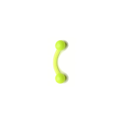 8mm Colorful Plastic Piercing Studs - Soft Lip, Nose & Cartilage Body Jewelry