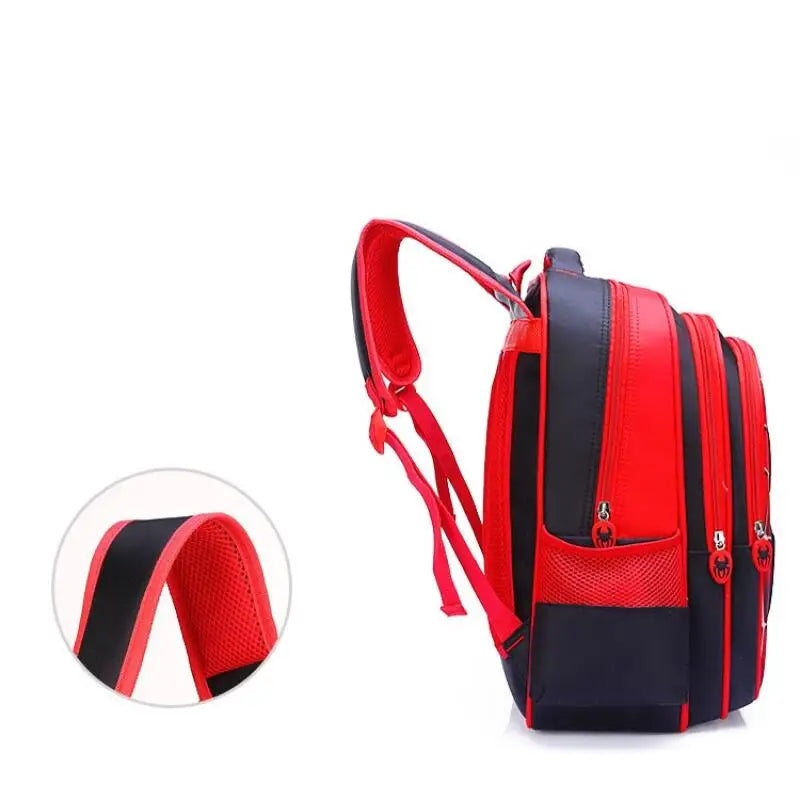 3D Cartoon Spider Schoolbag Set - Cute Boys' Backpack with Shoulder Bag for Kids