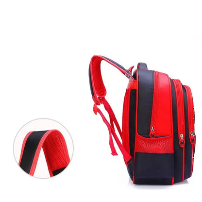 3D Cartoon Spider Schoolbag Set - Cute Boys' Backpack with Shoulder Bag for Kids