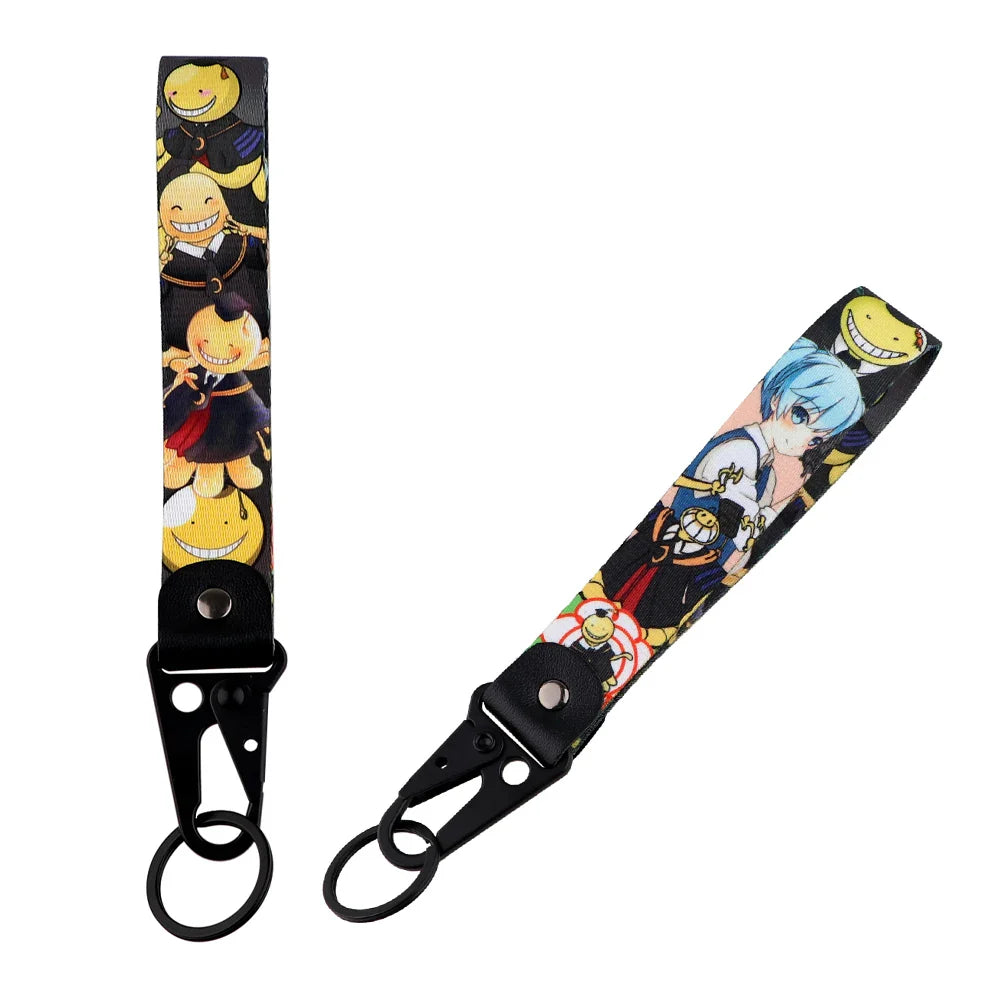 Anime Eagle Beak Keychain – Cool Short Lanyard for Phone, Badge Holder & USB Pendant