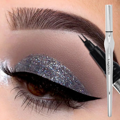 2Point Wild Eyebrow Pencil – Long-Lasting Waterproof Thin Liquid Tattoo Brow Pen with Easy Grip, Korean Makeup